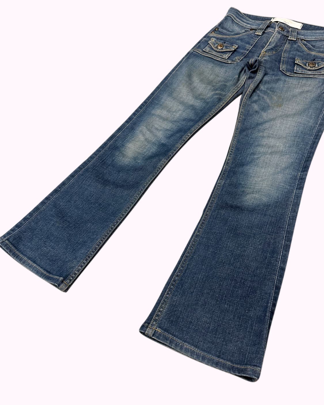 front pocket low-rise boots-cut jean 상품이미지5