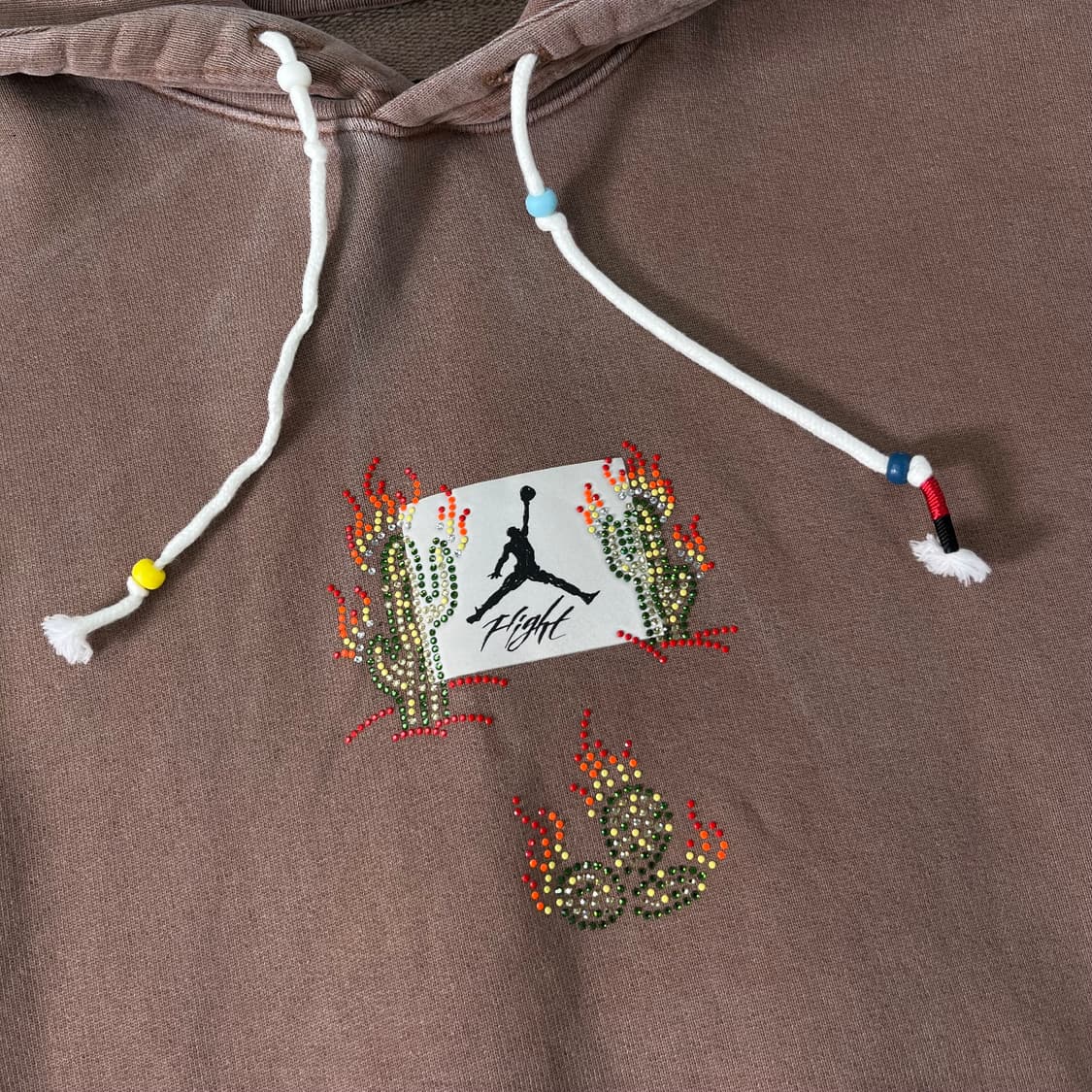 105 조던 x 트래비스 스캇 앤티크 브라운 후드티 상품이미지3