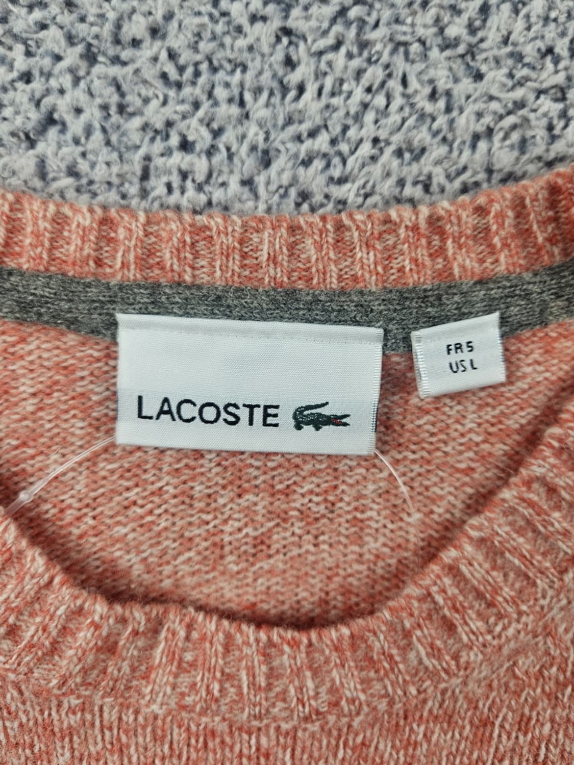 라코스테 울마크 블렌드 크루넥 니트 스웨터 ( L ) / 10627 상품이미지9
