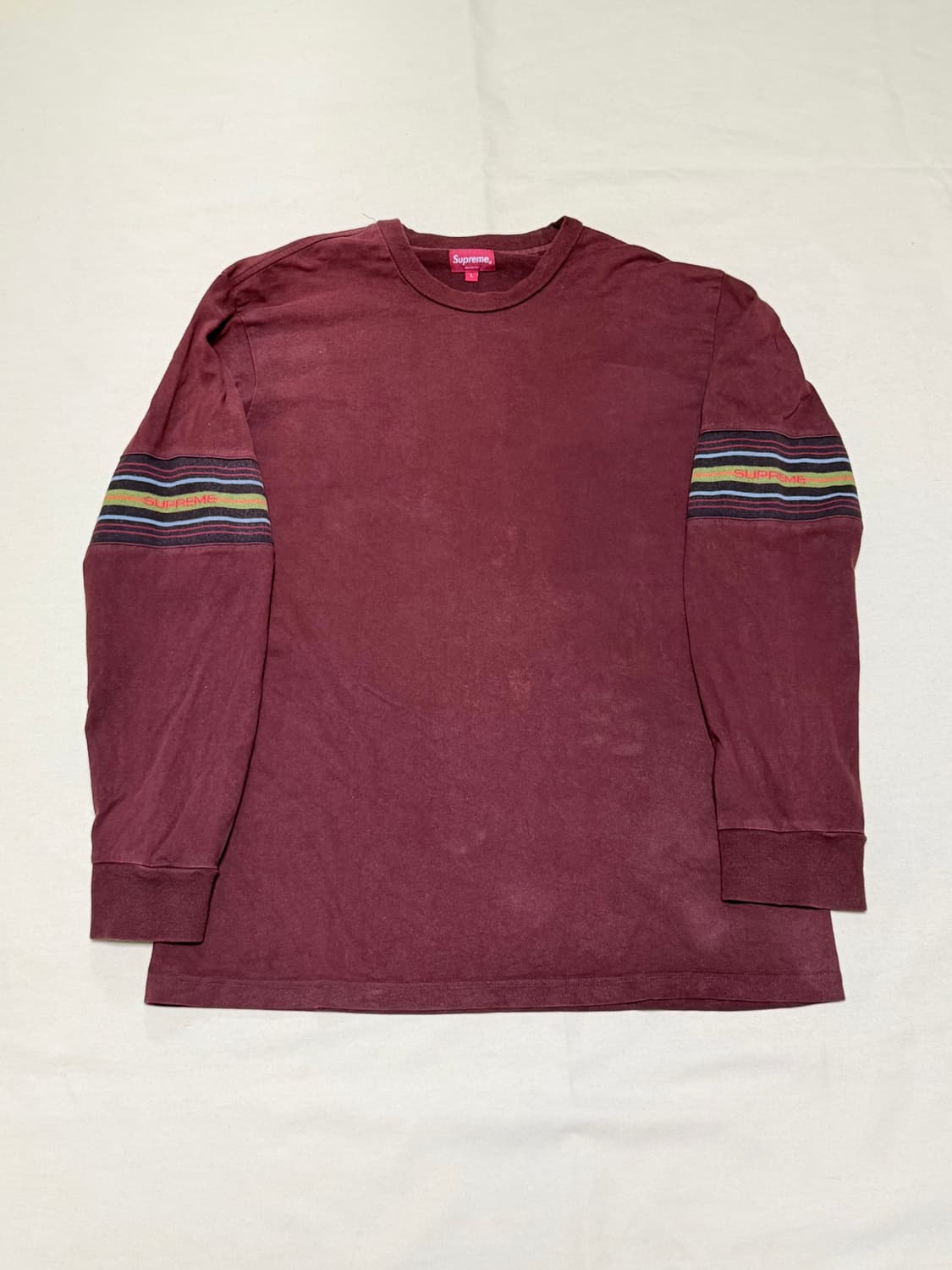 슈프림 니트 패널 스트라이프 롱슬리브 18FW 상품이미지4