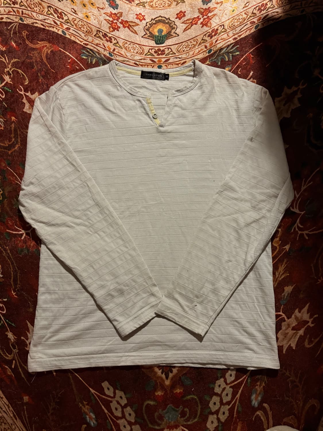 THRUXTON  henley neck long sleeve shirt 상품이미지1