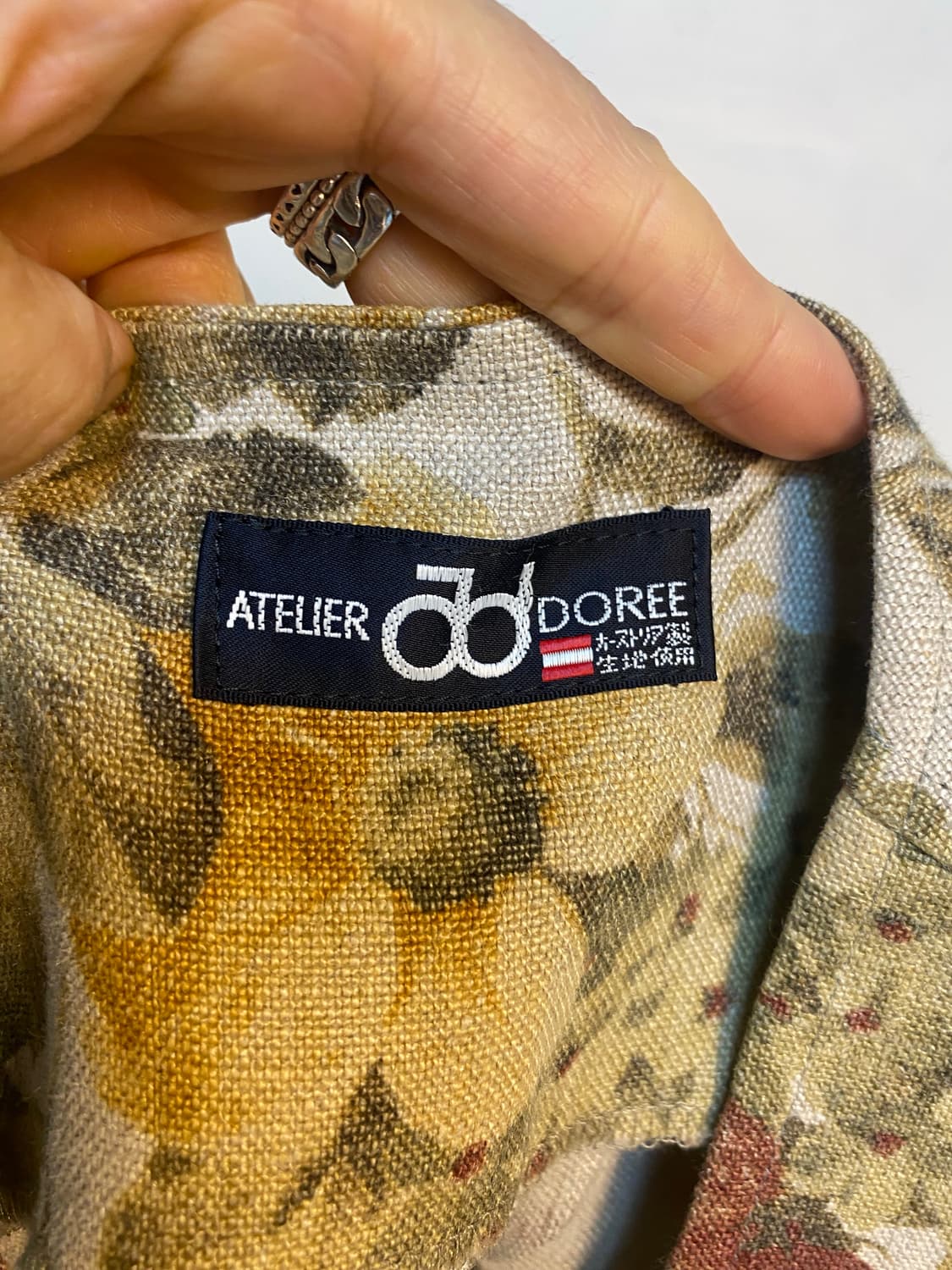 Atelier Doree 꽃무늬 빈티지 조끼 상품이미지8