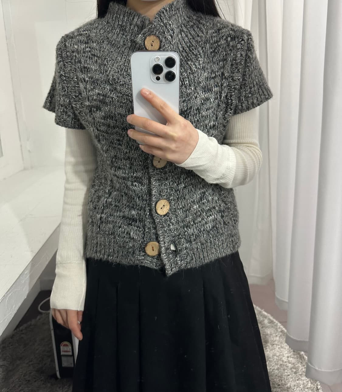 button knit cardigan 상품이미지1