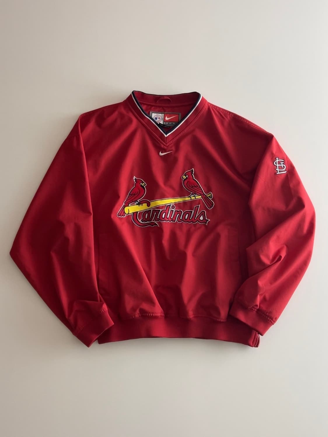 나이키 세인트 루이스 카디널스 레드 바람막이 웜업 M 상품이미지1