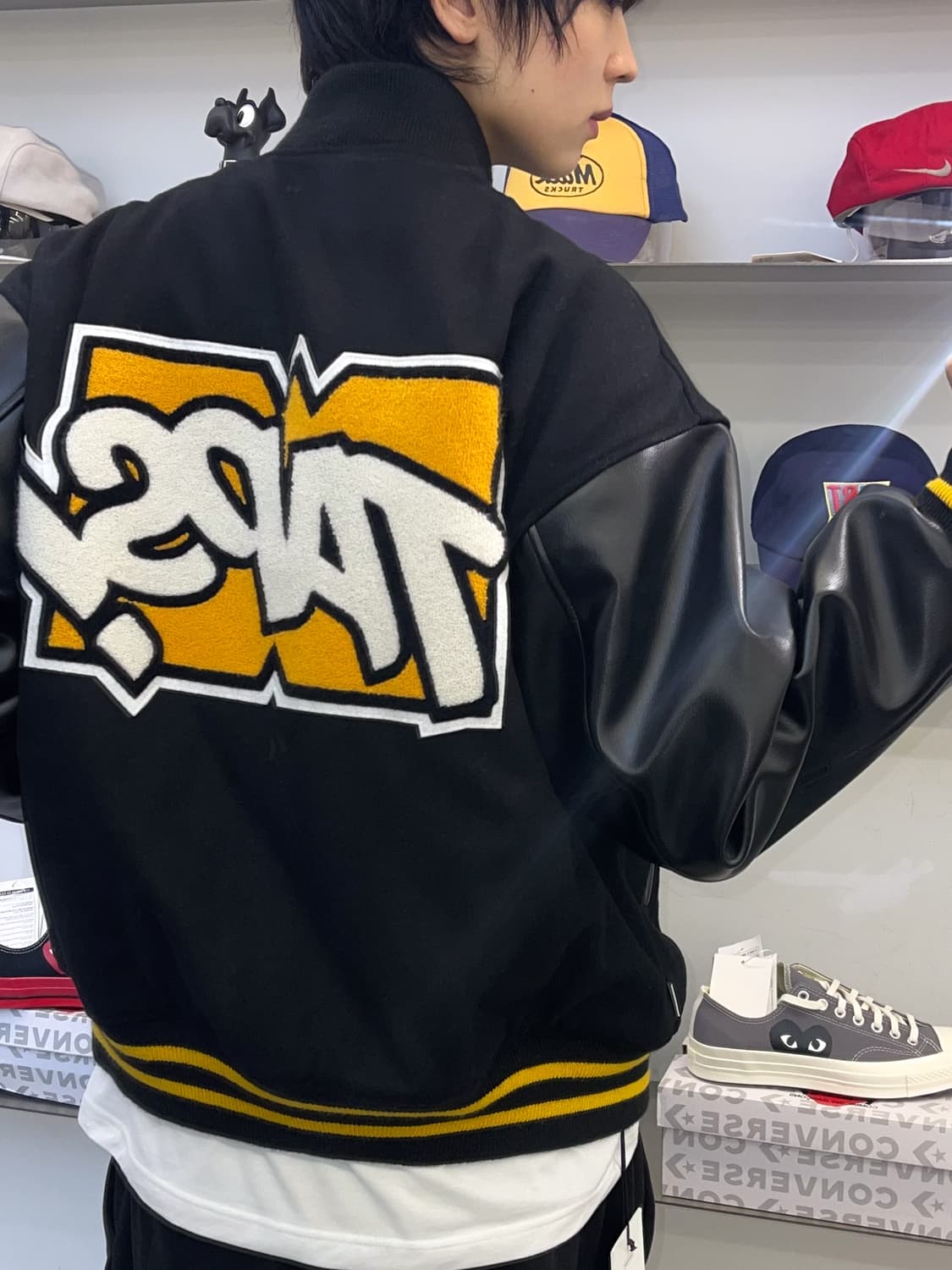 더블탭스 22aw 뉴욕 바시티 자켓 상품이미지3