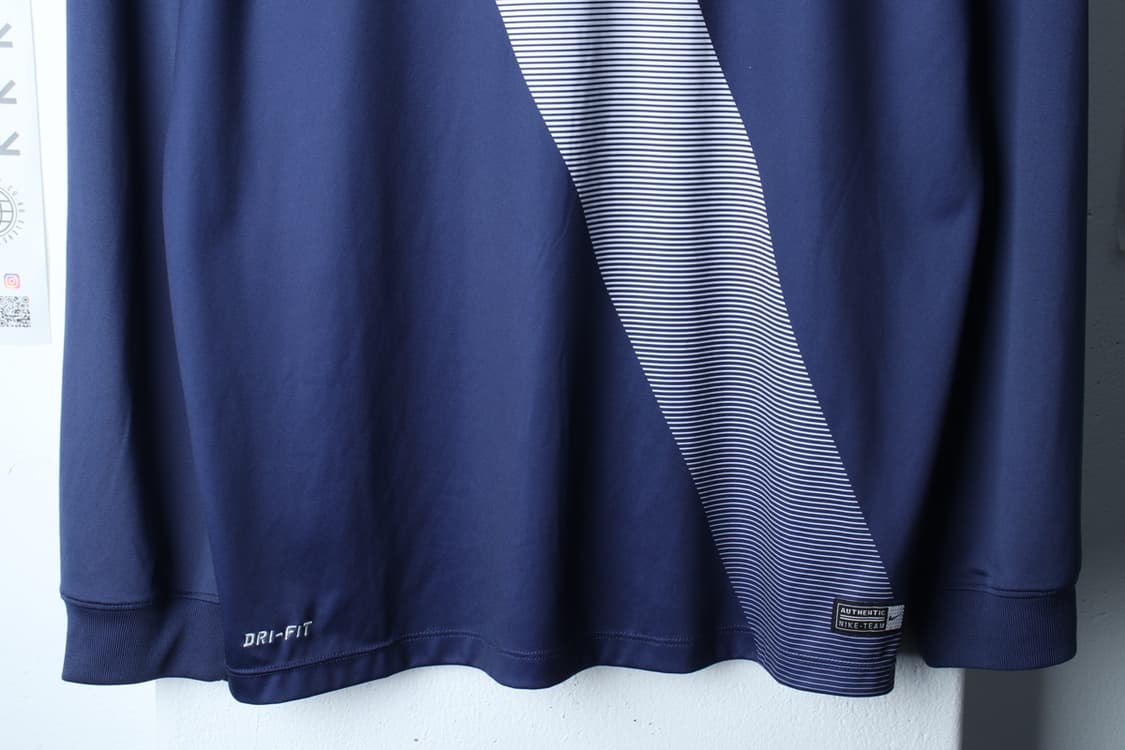 (L-XL) 나이키 긴팔티셔츠 유니폼 기능성 네이비 올드스쿨-H31762 상품이미지4