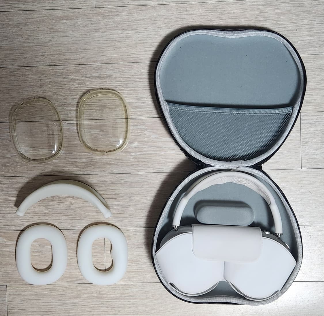 에어팟 맥스 실버+프리미엄 박스+추가구성품 상품이미지1