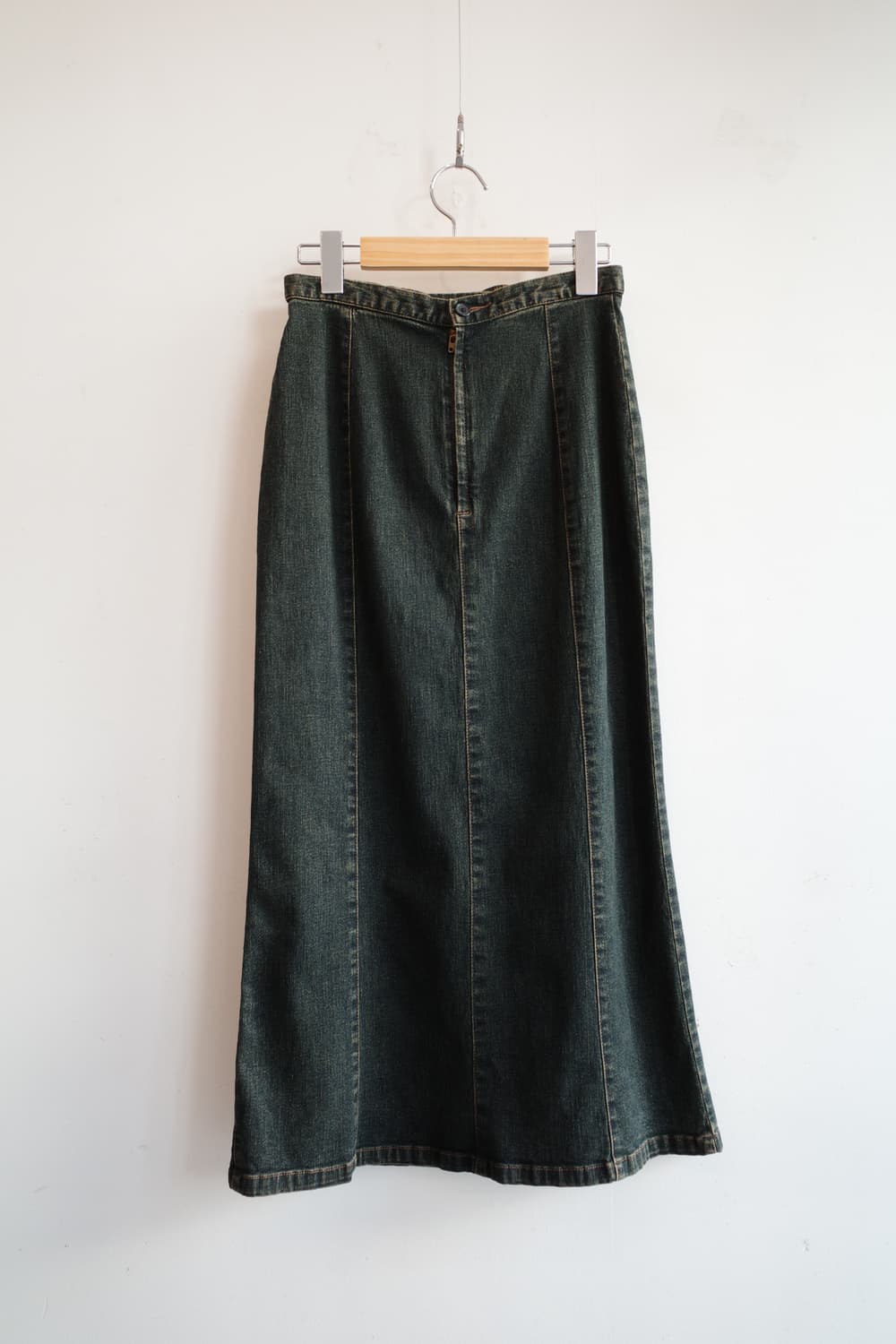 Japan brand 프린지 데님 롱 스커트 (25인치) 상품이미지6