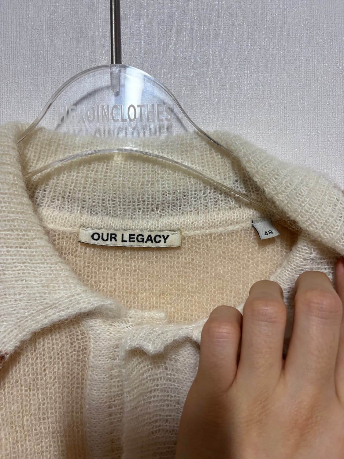 [48]  OUR LEGACY BIG PIQUE KNIT BEIGE 상품이미지3