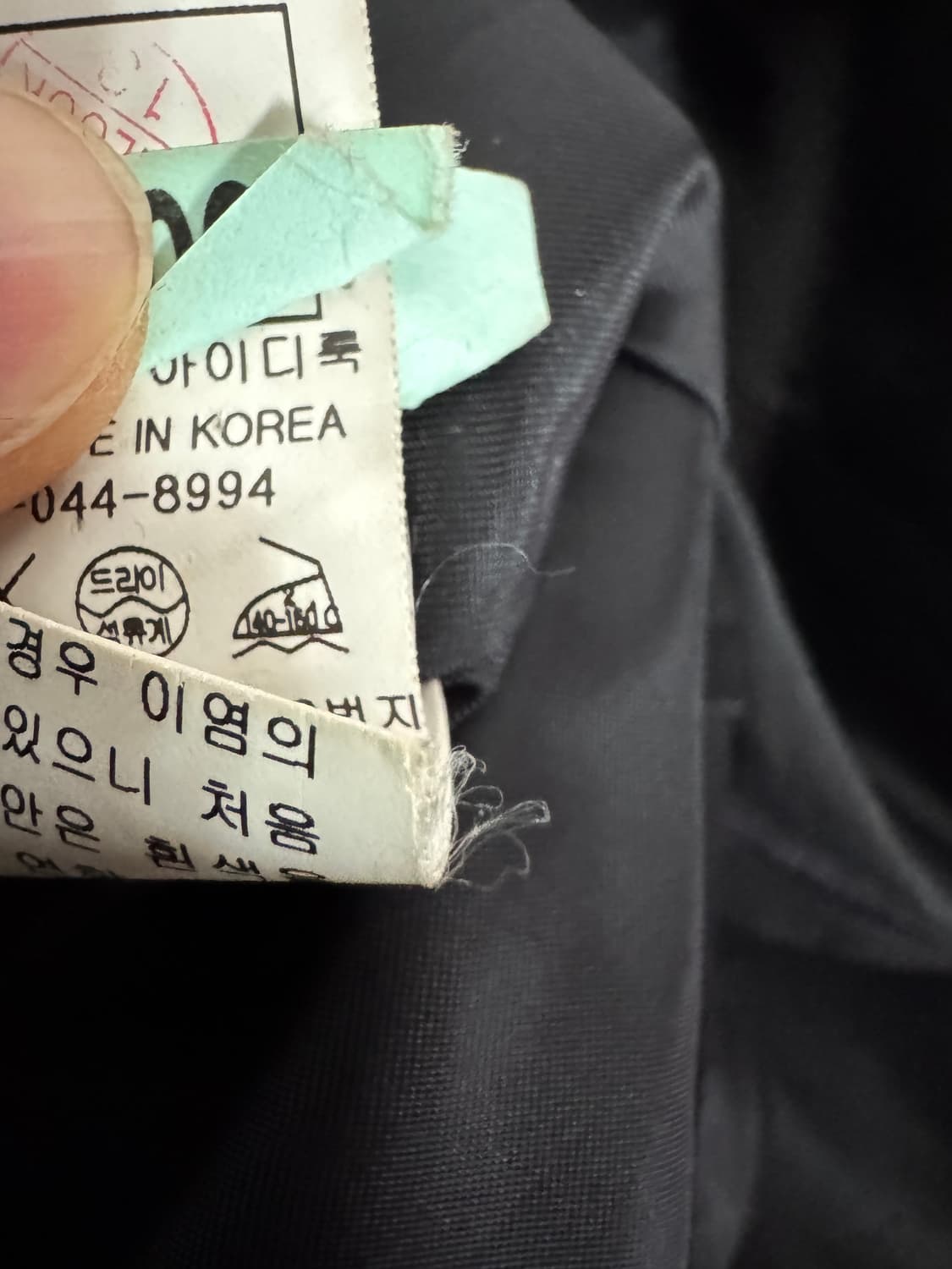 여성 레니본 Reneevon 울 롱 코트 자켓 아이디룩 블랙 S 상품이미지5