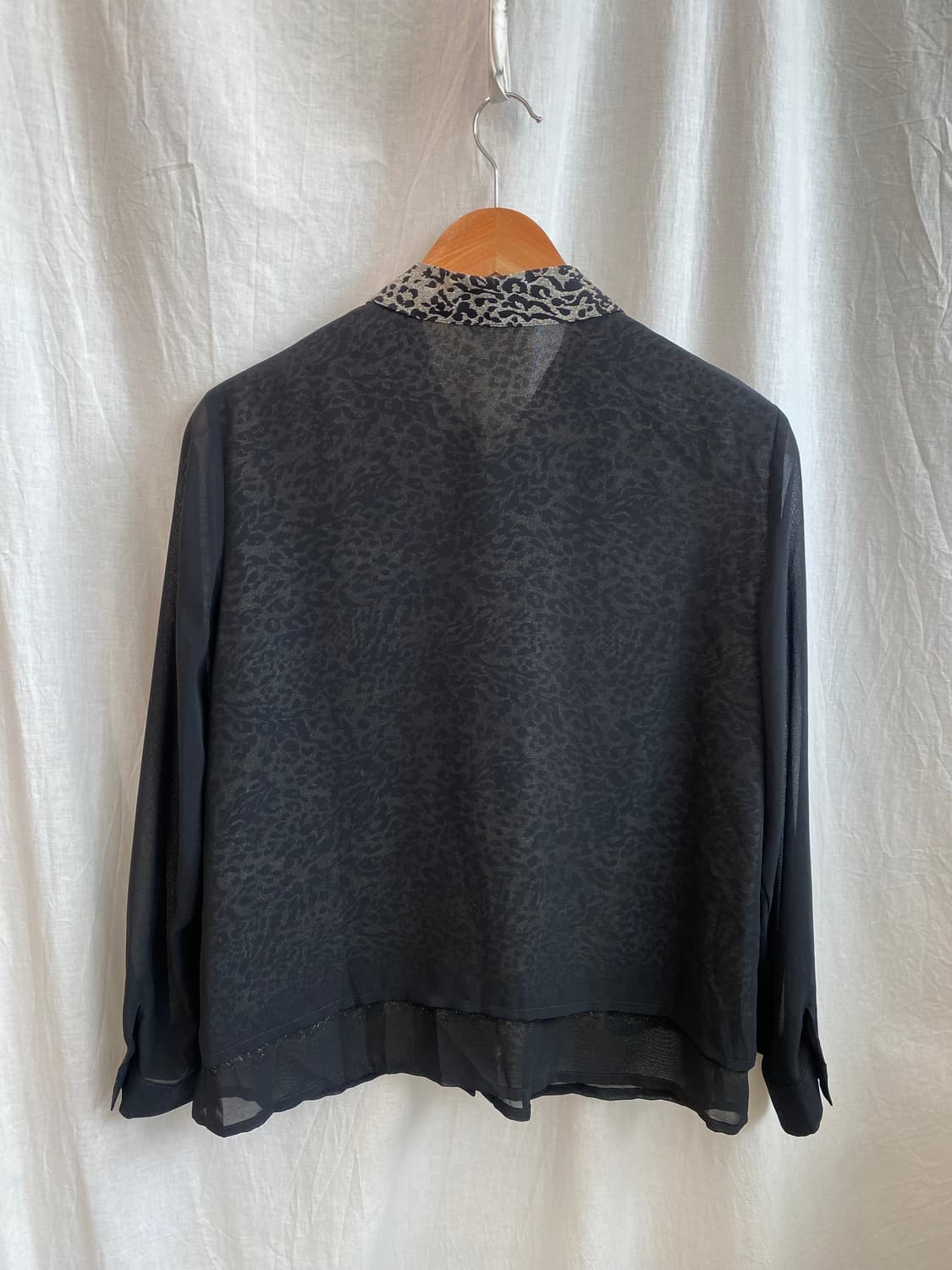 레오파드 레이어 블라우스(L) 상품이미지10