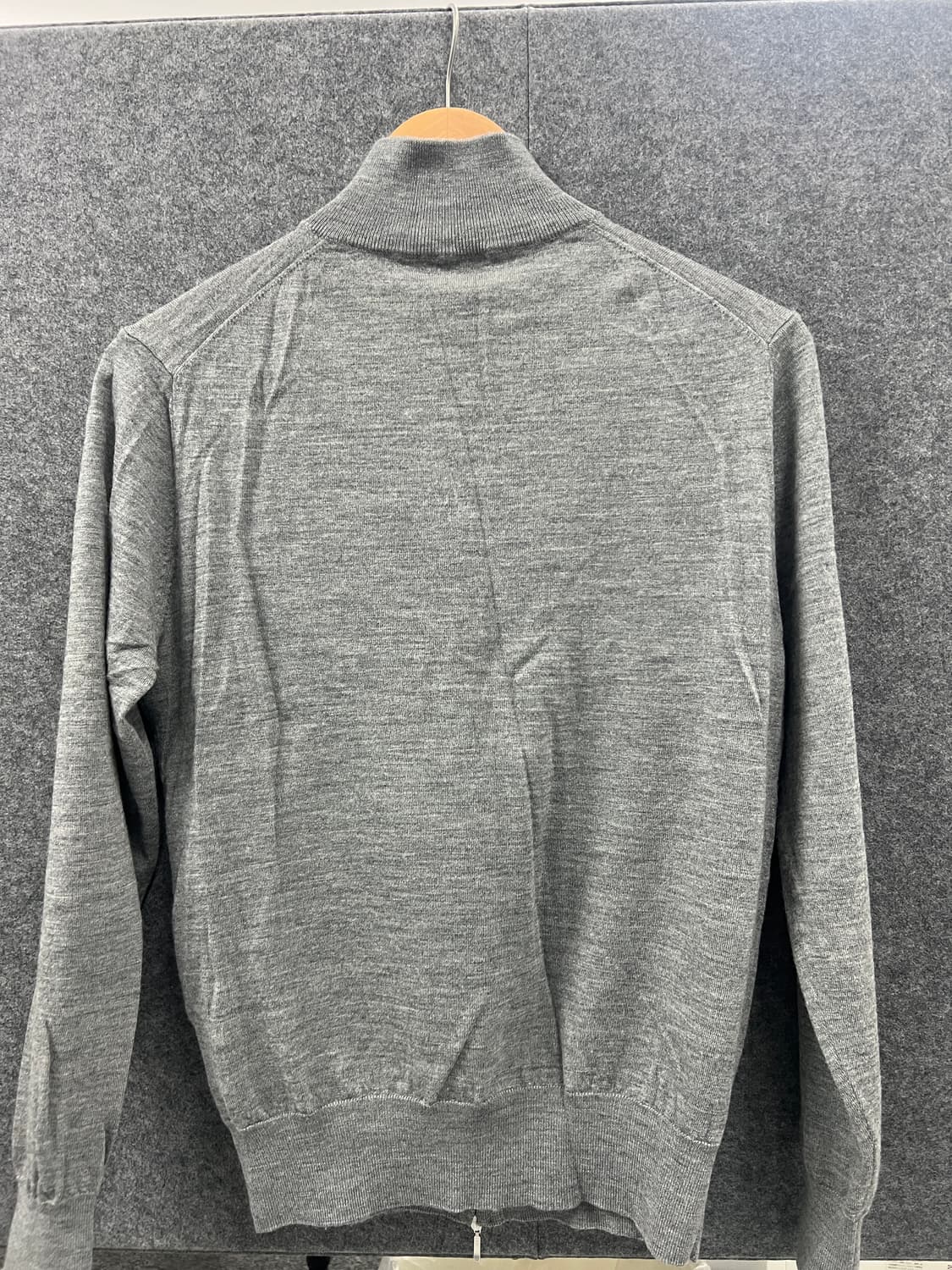 수트서플라이 메리노울 집업니트 상품이미지5