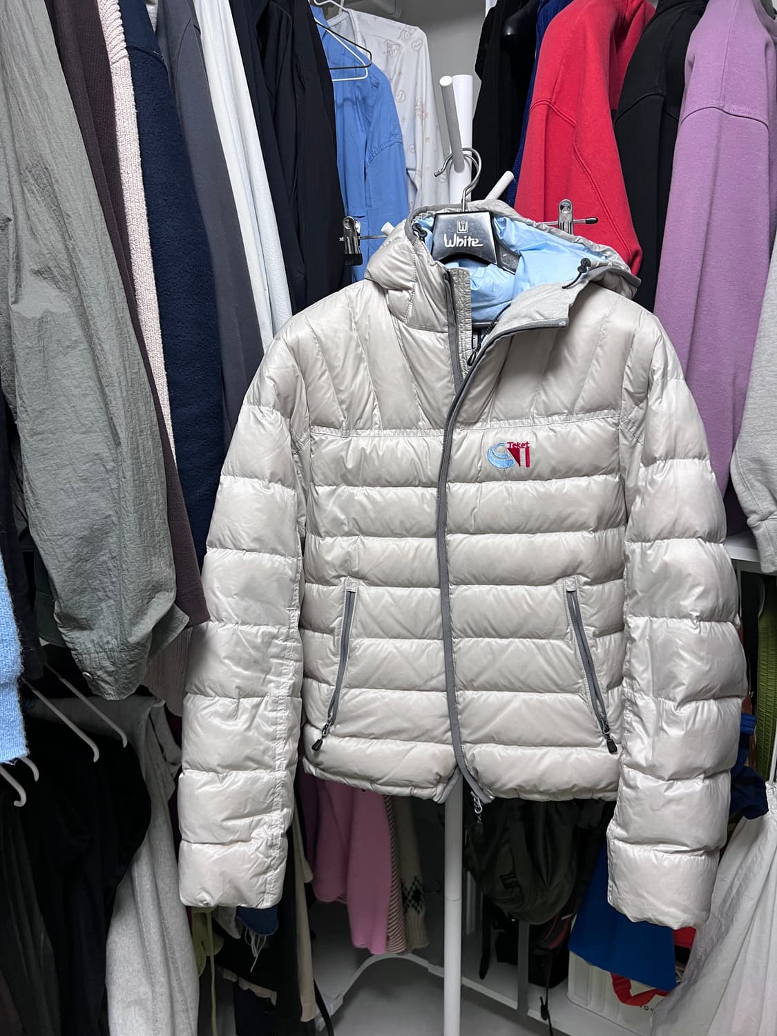 테켓 라이트웨이트 다운 자켓 그레이   상품이미지1