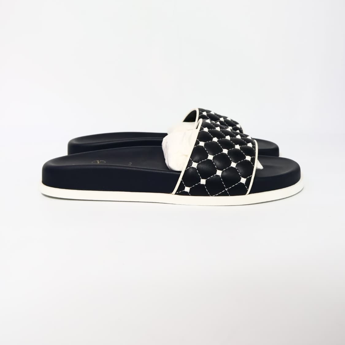 발렌티노 네이비 락스터드 스파이크 슬리퍼 36/230 상품이미지6