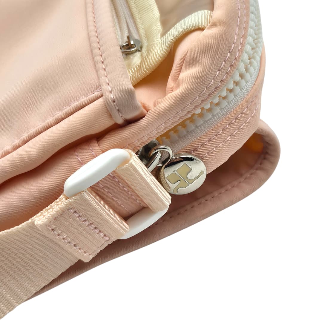 90s 꾸레쥬 베이비 핑크 스포티 숄더 크로스백 상품이미지7