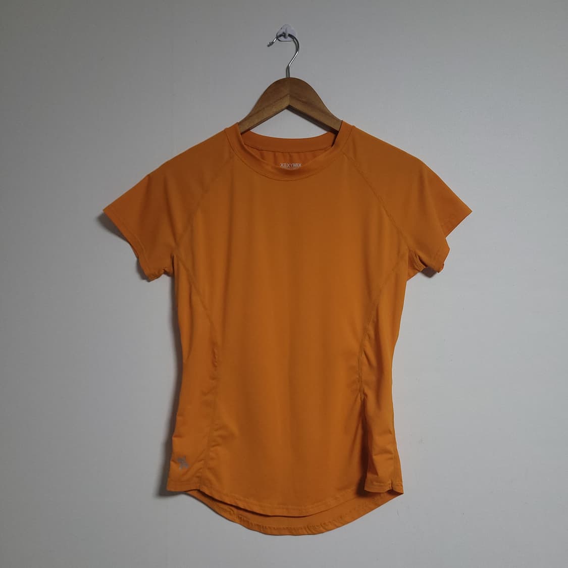 (S) XEXYMIX 젝시믹스 오렌지 기능성 반팔 티셔츠 헬스 요가 상품이미지1