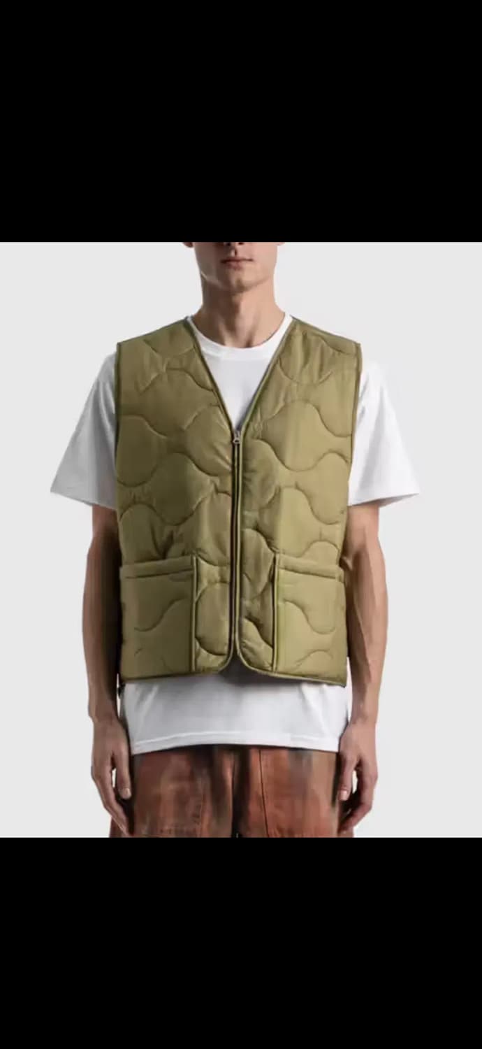 [XL]1028.스투시 Stussy 퀼팅 베스트 (카키 / 올리브) 상품이미지1