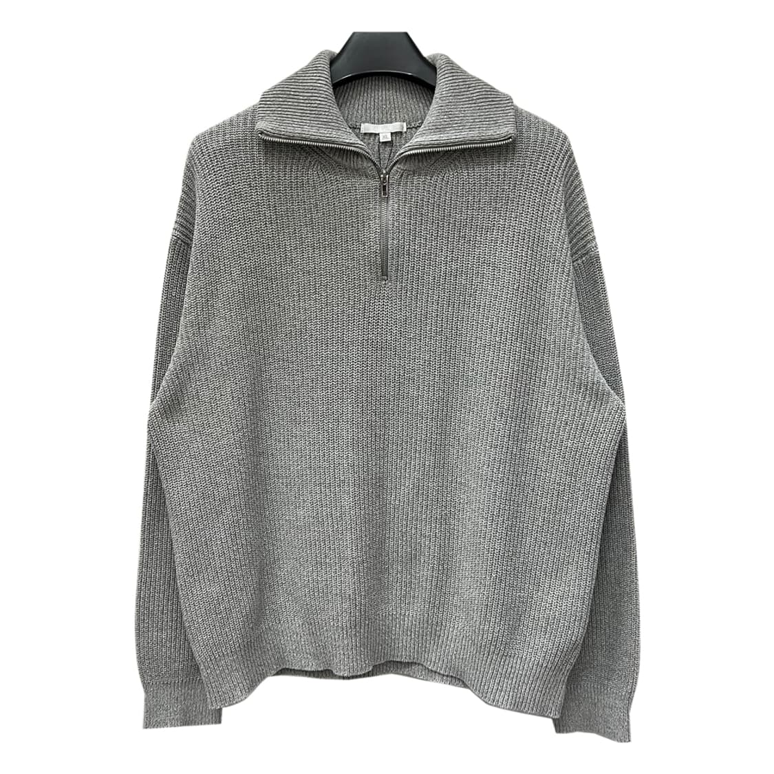 키뮤어 워셔블 하프집업 니트 XL 상품이미지1