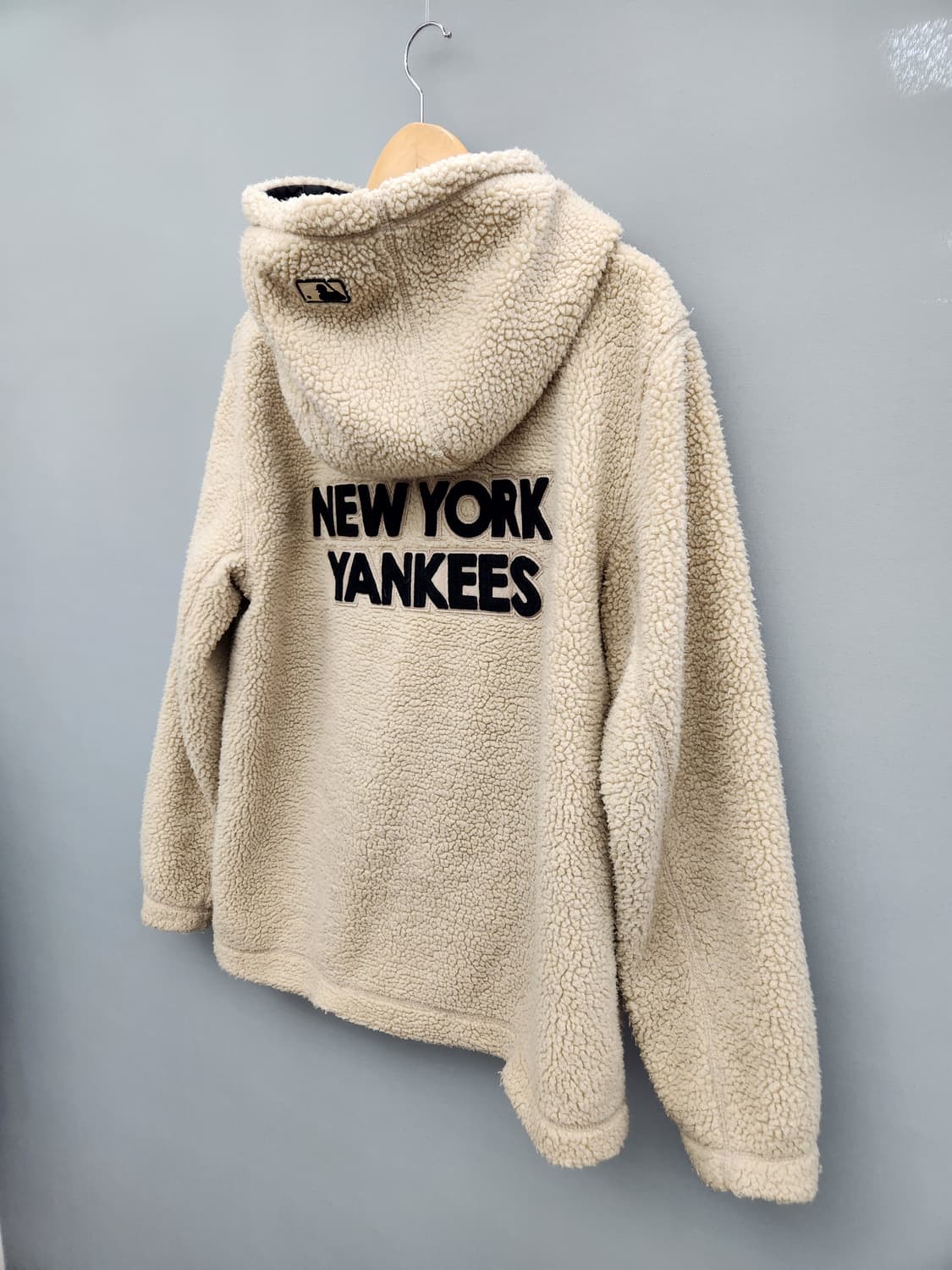 MLB 엠엘비 뉴욕양키즈 쉐르파 후리스 뽀글이 후드자켓 상품이미지6