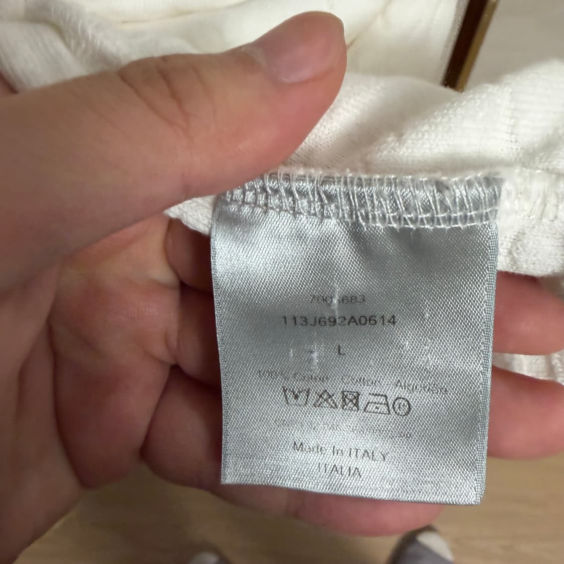 [L사이즈]디올 오블리크 테리 반팔 티셔츠 상품이미지3