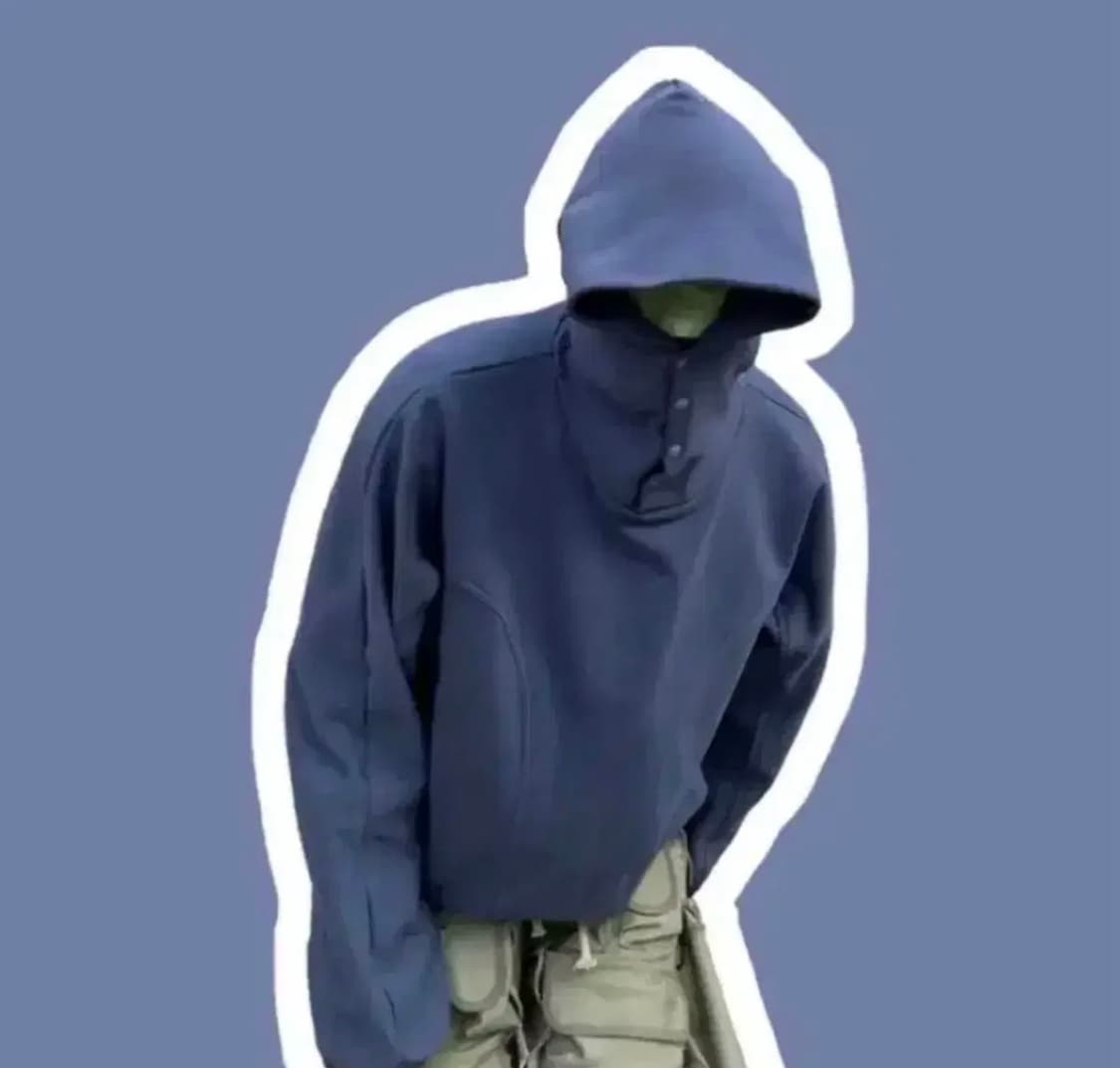 그레일즈 지오메트리후드 미드나잇 블루 L (실측XL) 상품이미지1