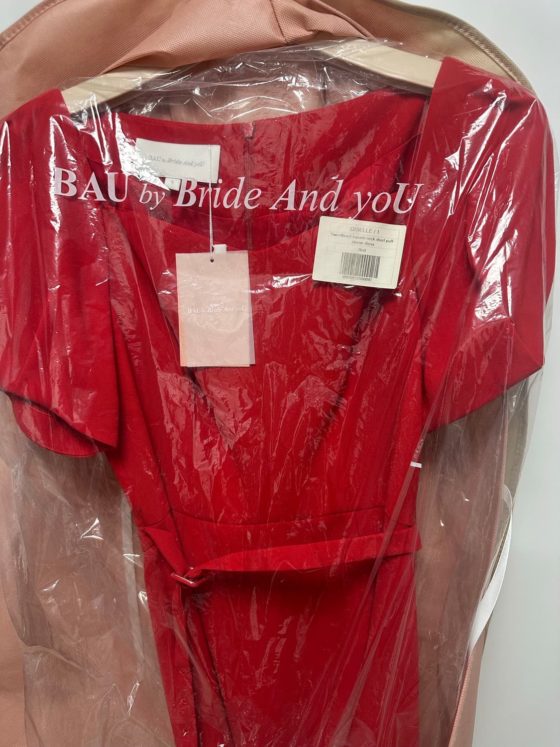 브라이드앤유 레드 원피스 상품이미지8