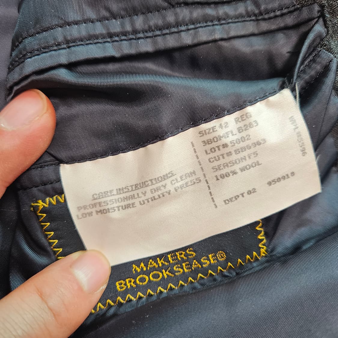 브룩스브라더스 울 자켓 / USA 제조 상품이미지8