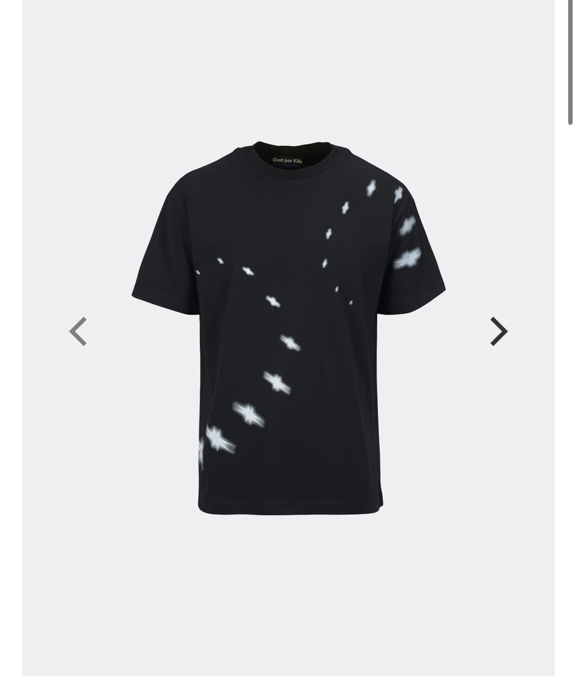 코스트퍼킬로 DIRTY STAR T-SHIRT-BLACK 상품이미지3