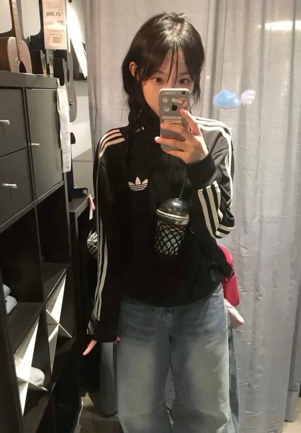 🐰아디다스 구파버 데일리 블랙 져지🖤 상품이미지1