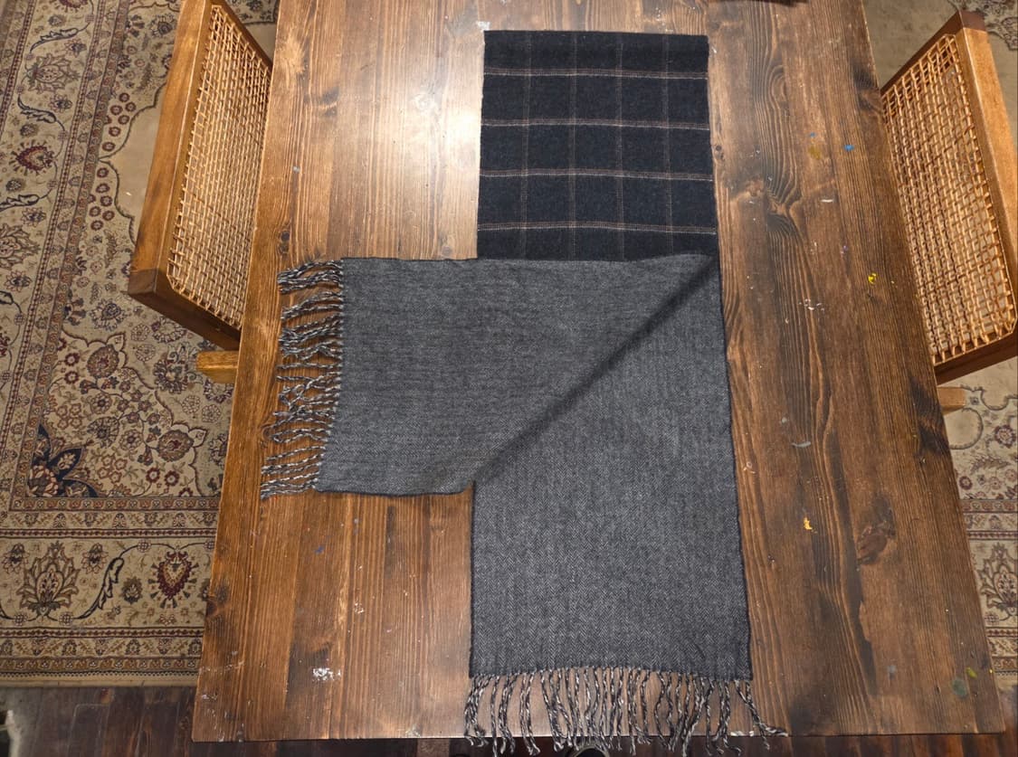 BRITISH VTG 캐시미어 머플러 상품이미지4