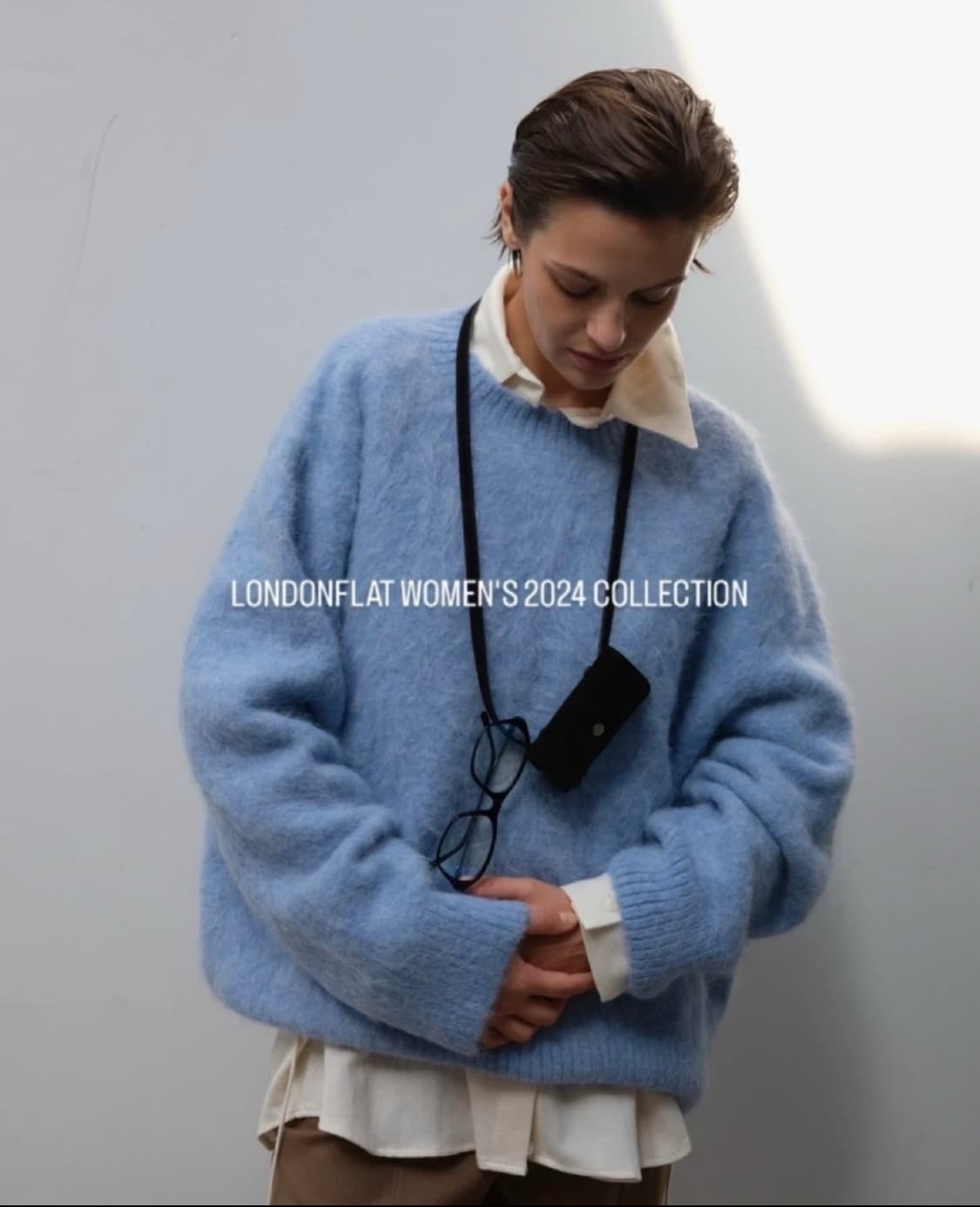 런던플랏 알파카니트 그레이, 블루 상품이미지1