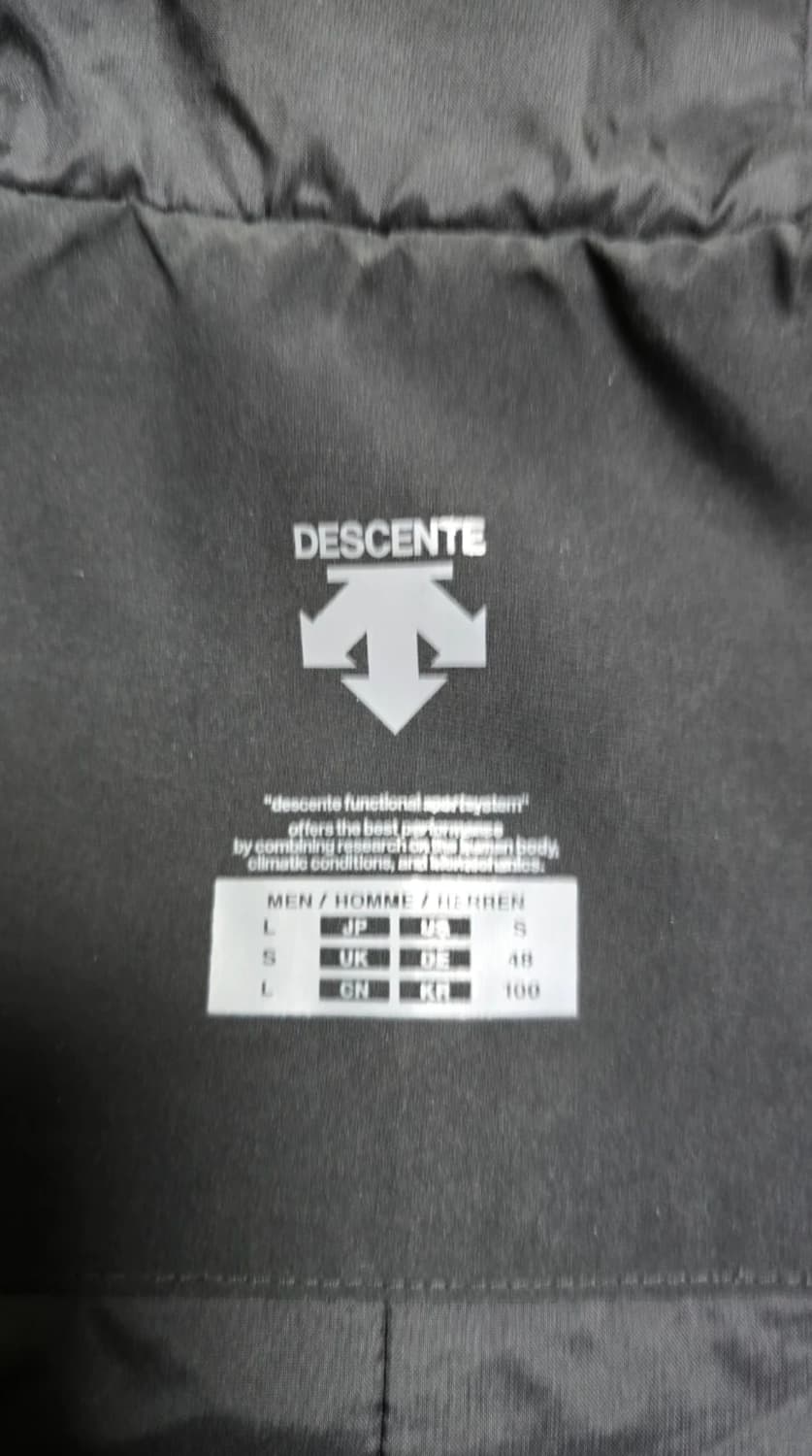 데상트 롱코트100사이즈 봄가을용 상품이미지4