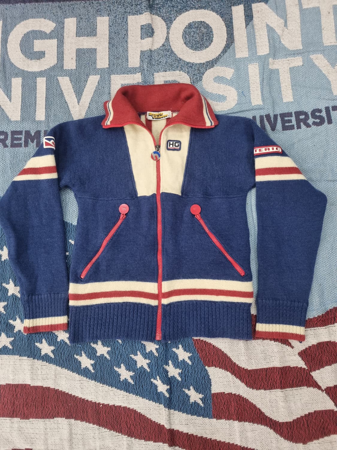 히스테릭 글래머 니트 집업 상품이미지1