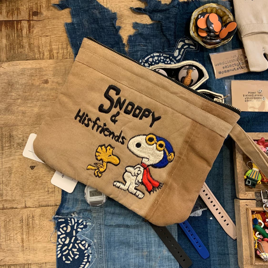 빈티지 리워크 파우치 상품이미지1