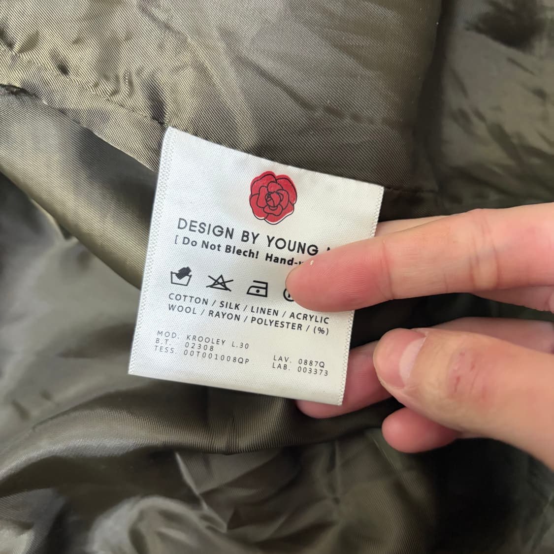 디자인바이영민 남성 미니멀 트렌치코트 FREE  상품이미지6