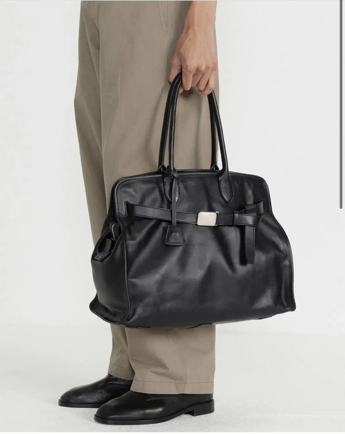 [OS] 브라운야드 레더 버클 17백 상품이미지1