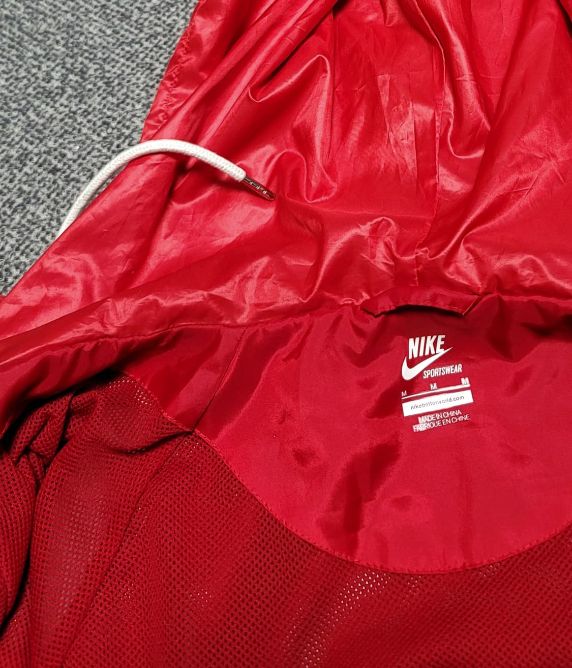 나이키 남녀공용 윈드러너 후드 바람막이  아메리칸 M 상품이미지9