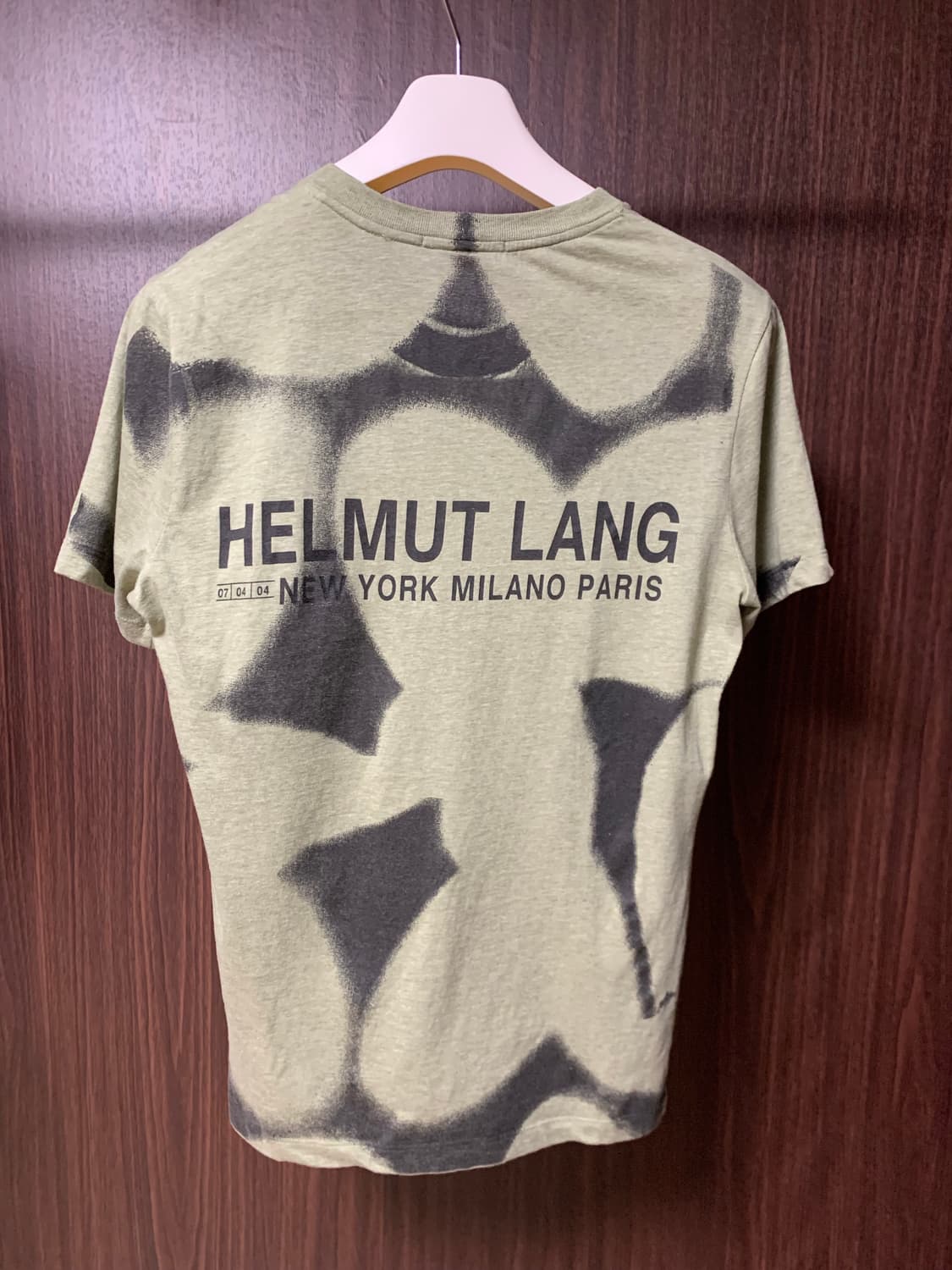 헬무트랭 패턴 반팔 상품이미지2