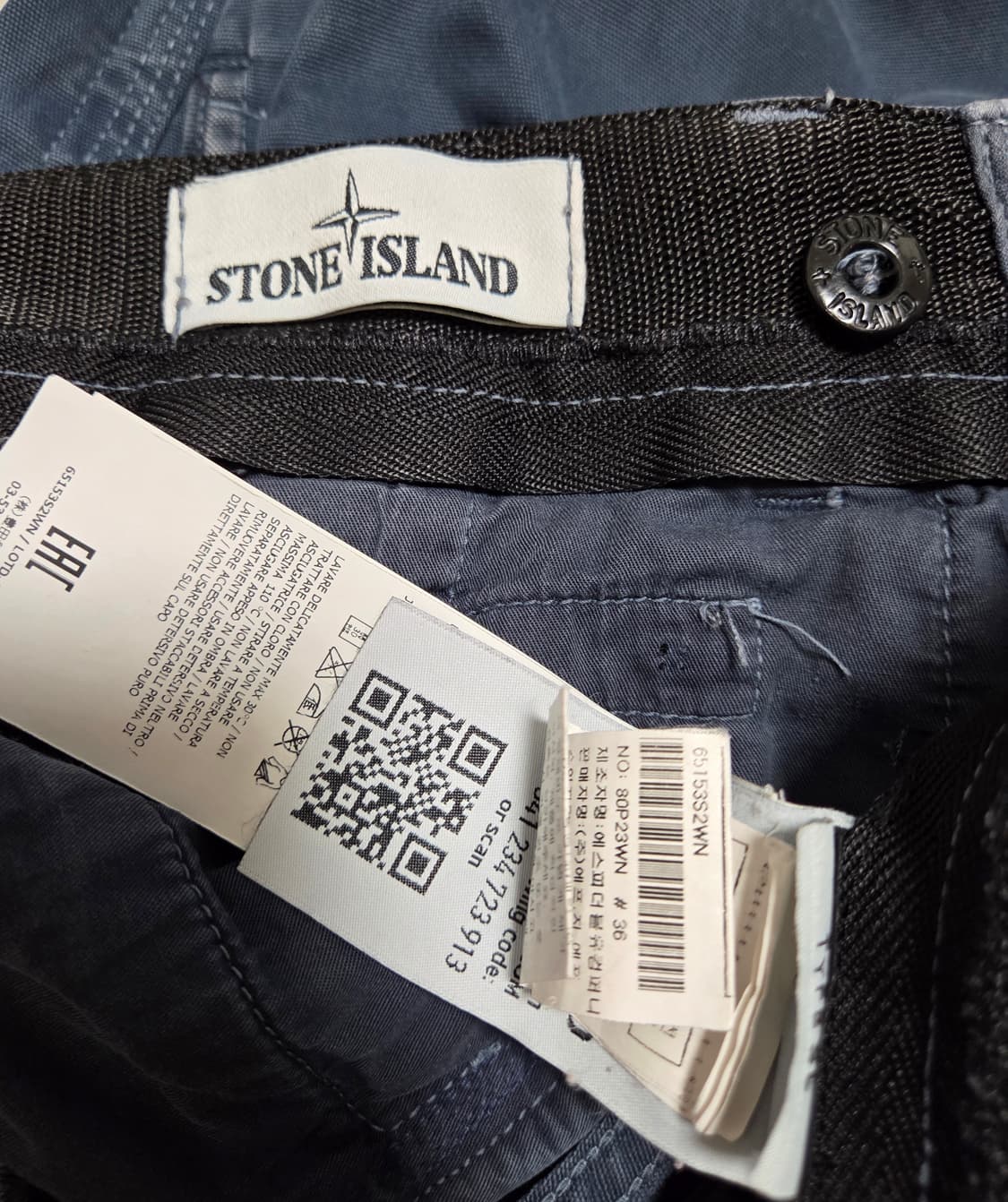 스톤아일랜드 와펜 카고 팬츠 상품이미지7