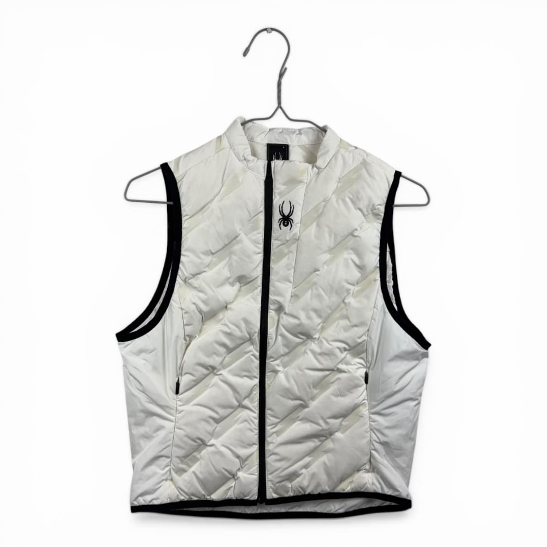 (S) 스파이더 우먼스 러닝 구스다운 베스트 화이트 상품이미지1