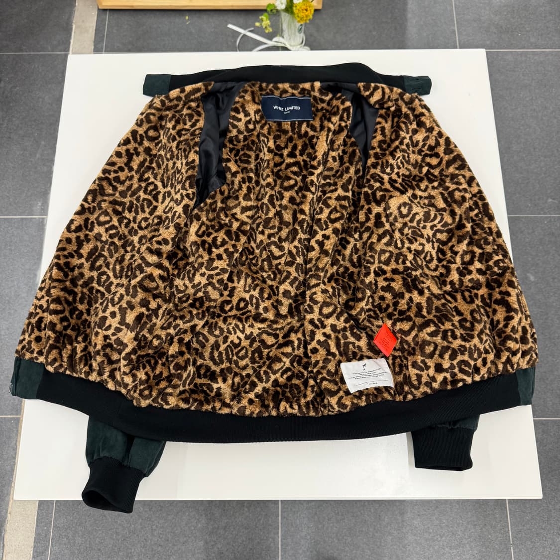 WHIZ LIMITED Leopard Fur Lining Jacket 상품이미지8