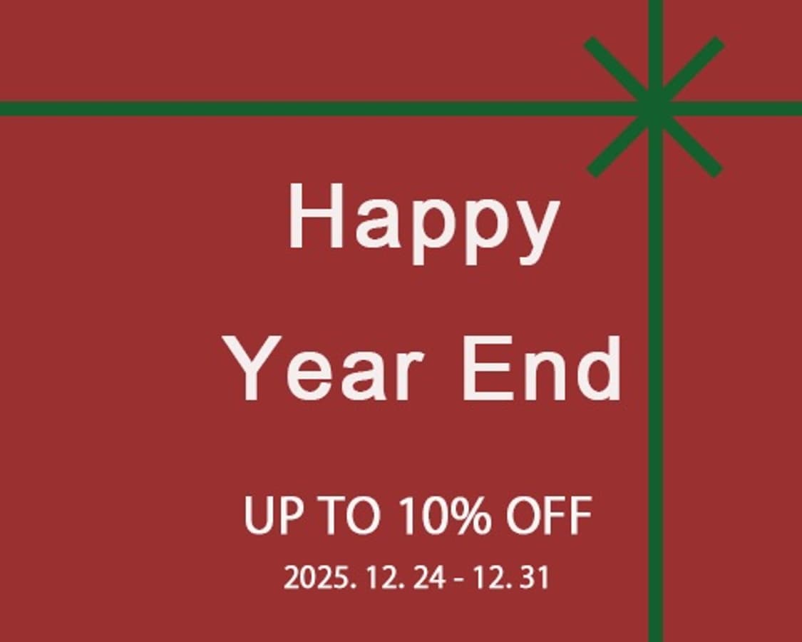 HAPPY YEAR END SALE UP TO 10% OFF ~12.31 상품이미지1