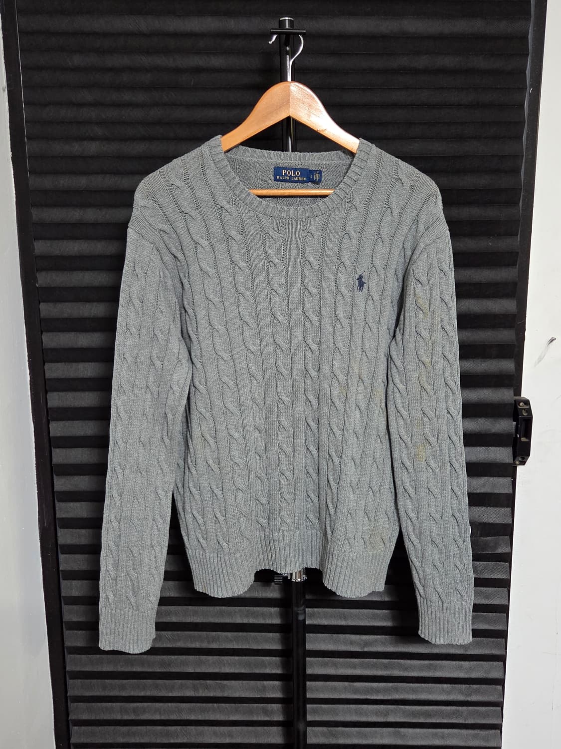 [폴로 랄프로렌] 코튼 케이블 니트 스웨터 | 00197 상품이미지1