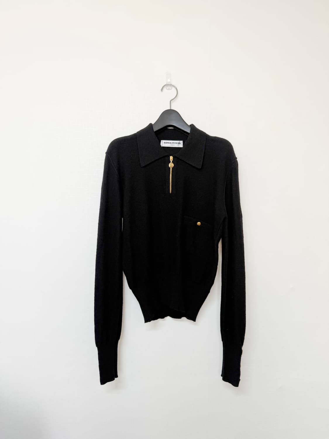 소니아리키엘 집업 얇은 니트 상품이미지1