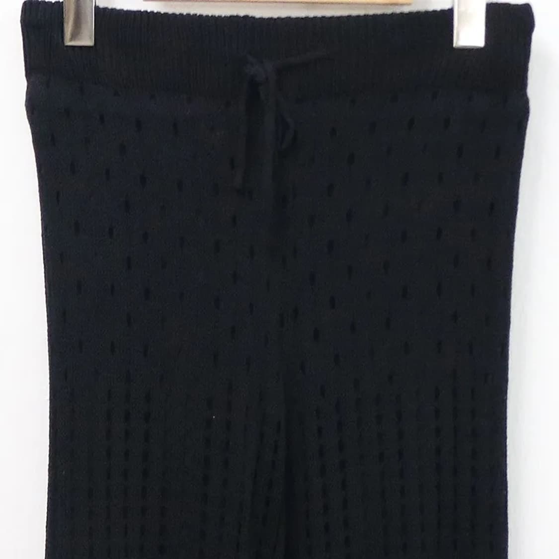 RICHE GLAMOUR 슬림핏 니트 레이스 팬츠 상품이미지3