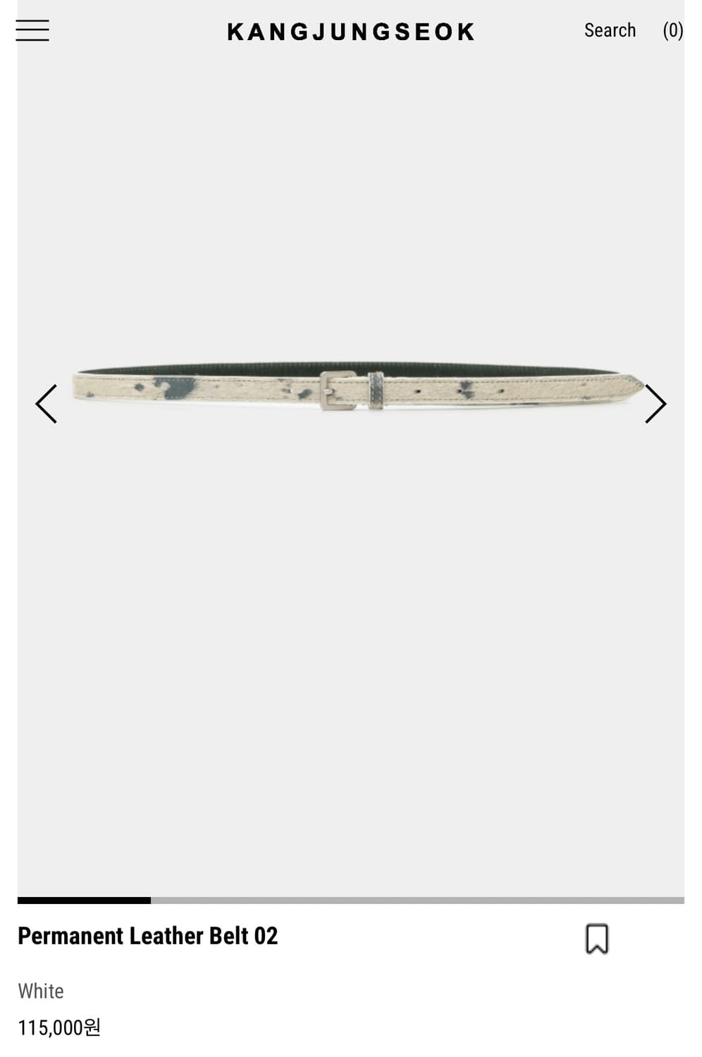 [OS] 강정석 송치 벨트 상품이미지1