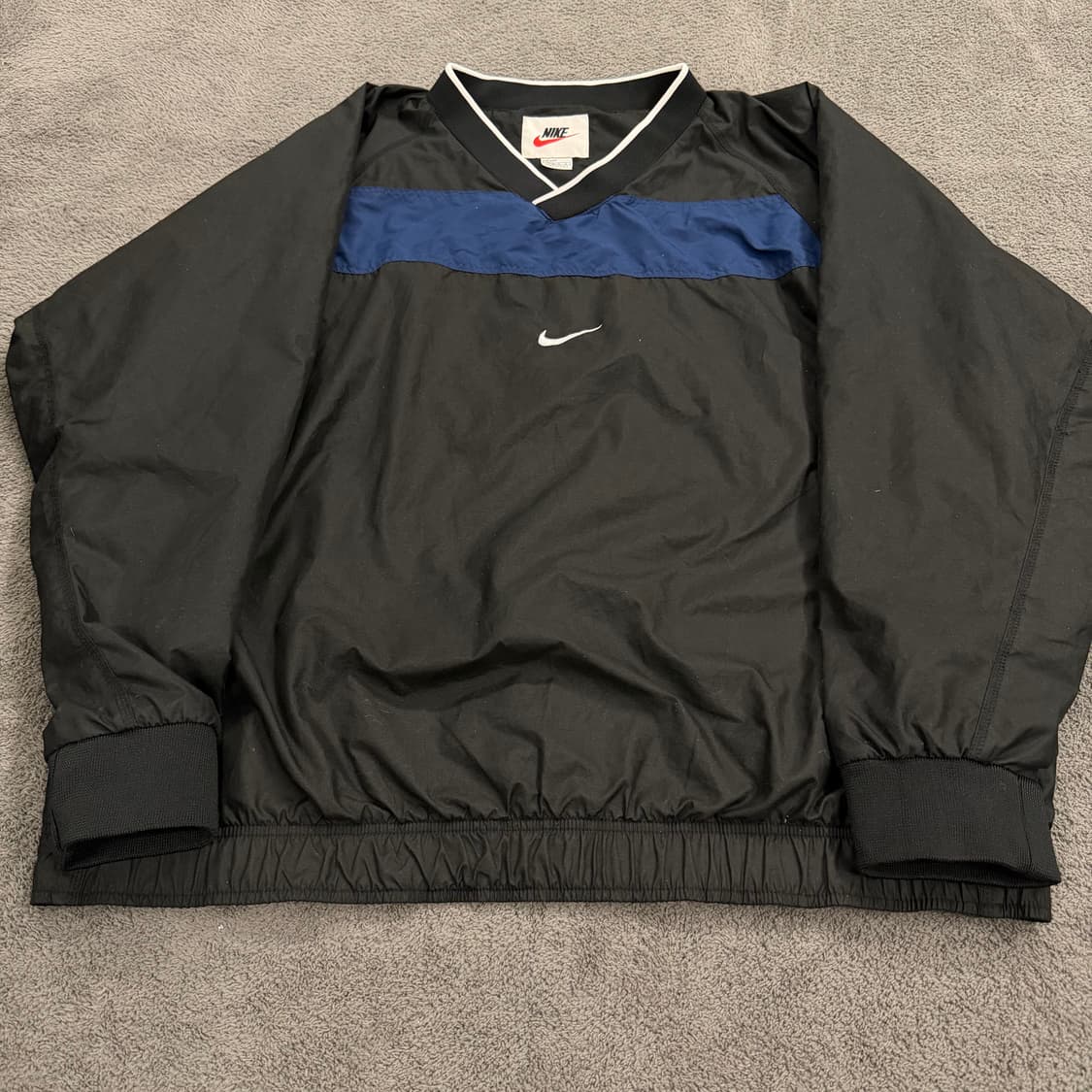 [ 정품 ] 나이키 스우시 올드스쿨 브이넥 바람막이 웜업 상품이미지2
