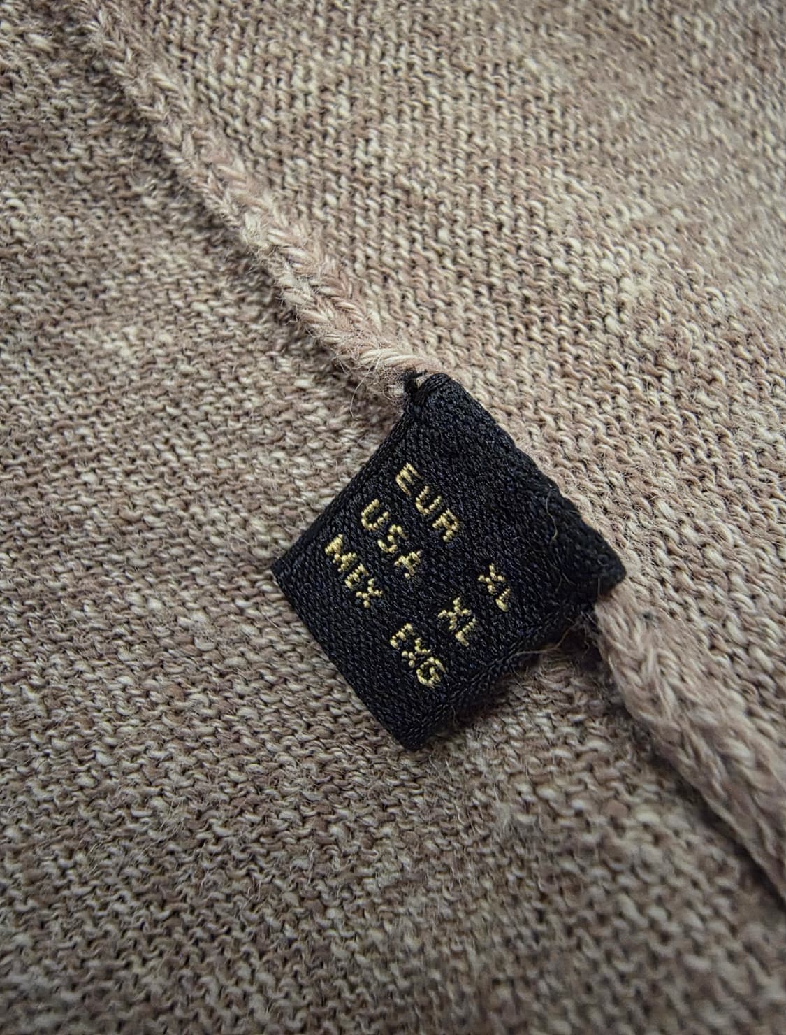마시모두띠 코튼 린넨 카라 반팔티 Brown XL 상품이미지4