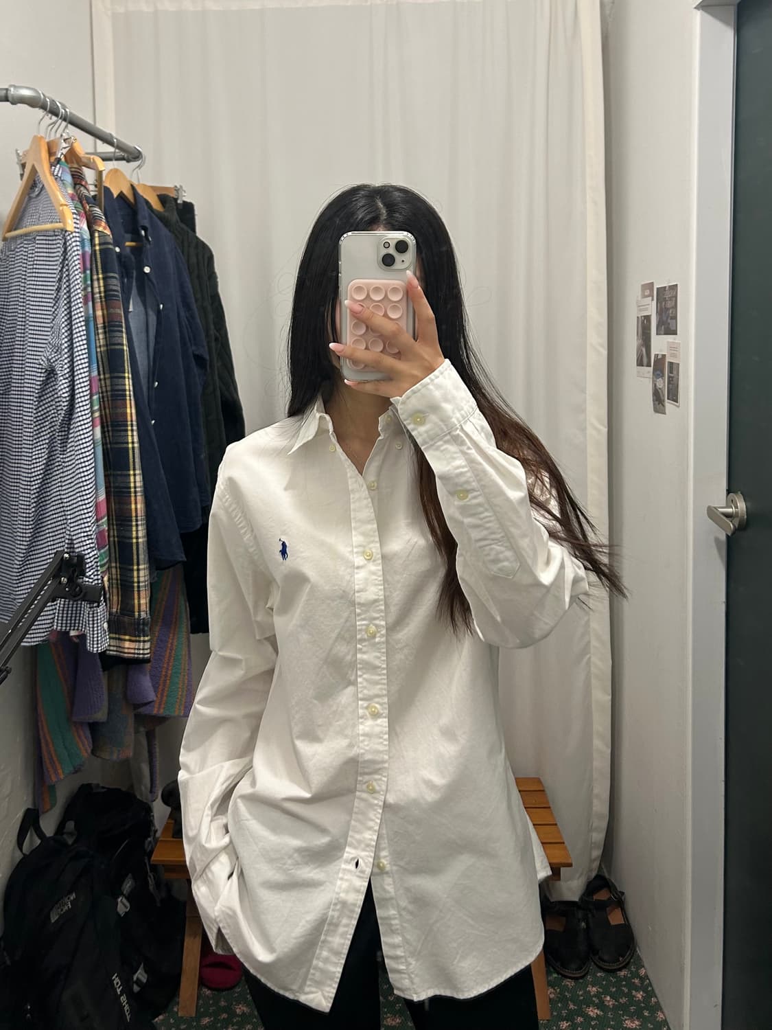 폴로 랄프로렌 셔츠 옥스포드 슬림핏 상품이미지1