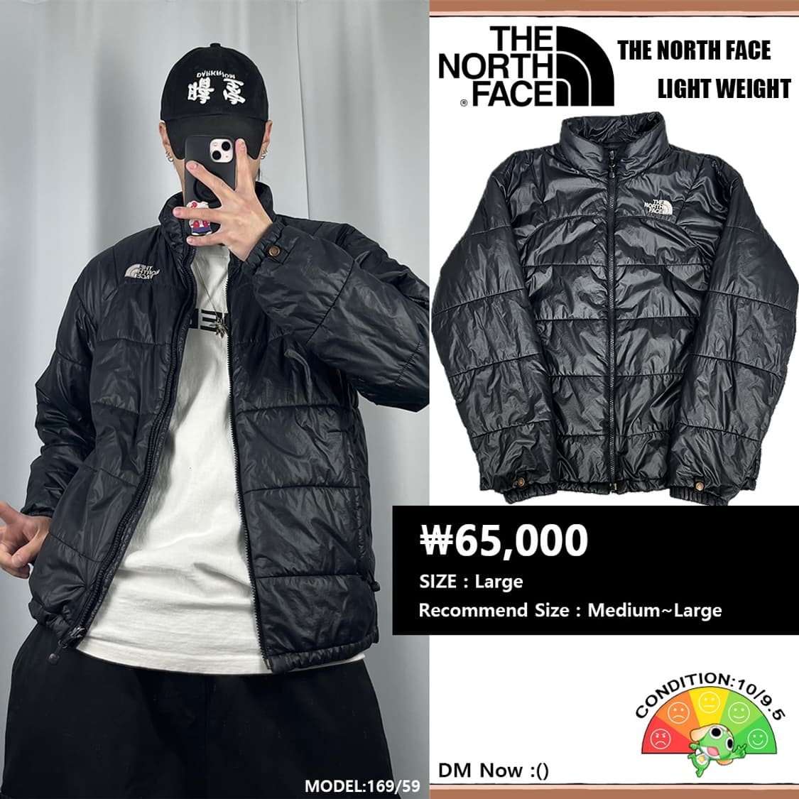 <노스페이스 라이트 경량패딩 다운자켓> No.630 상품이미지1